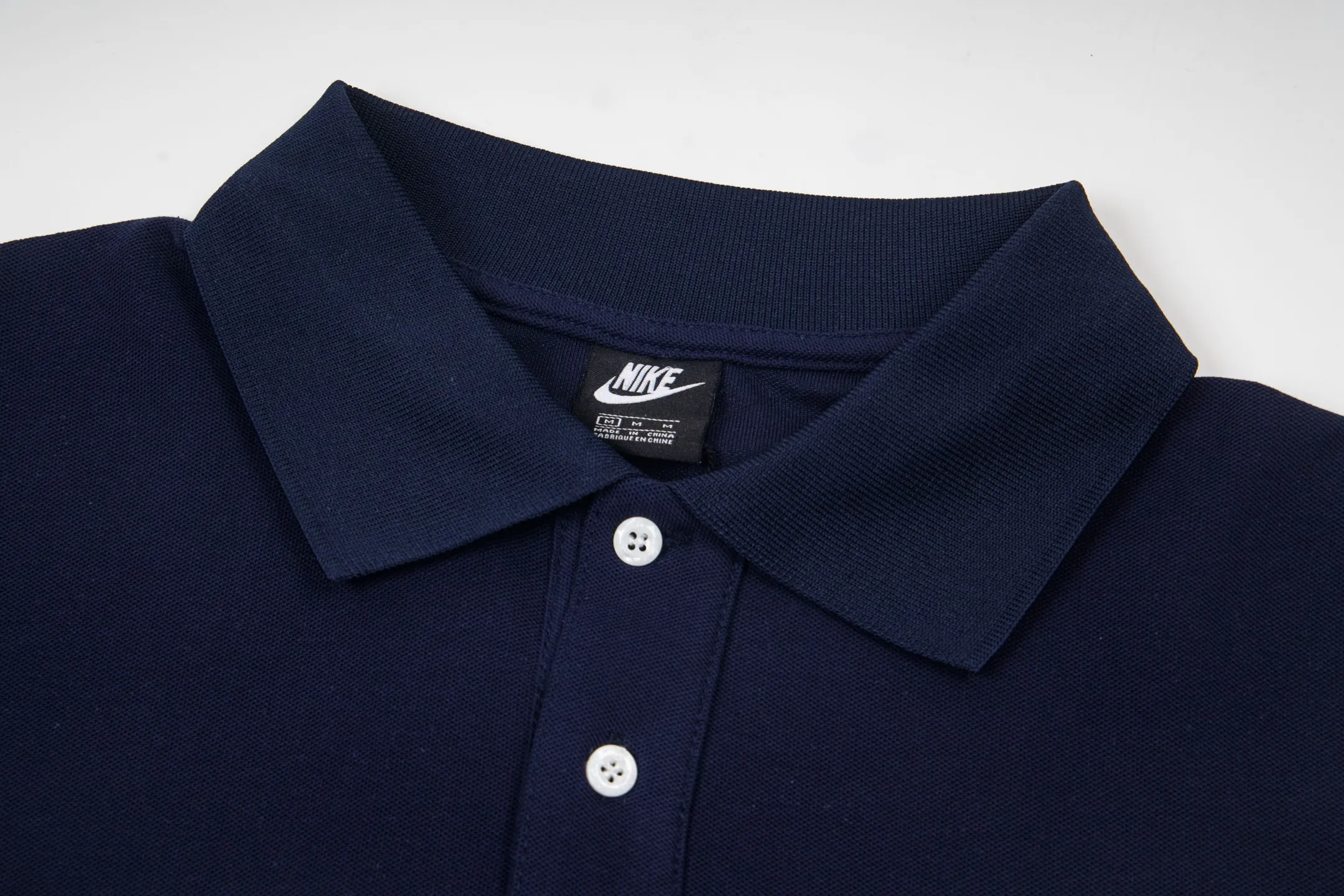 XY 6909# P63（ Quality ） Stussy Nike x Stussy Series Logo polo t Same Style ：Black White Gray Royal Blue Size：S M L XL ： ：